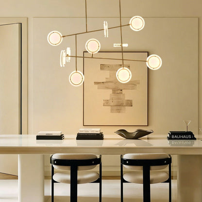 Mandel Linear Chandelier - Zelno Lighting