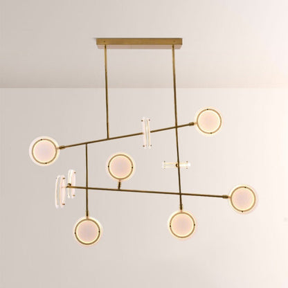 Mandel Linear Chandelier - Zelno Lighting