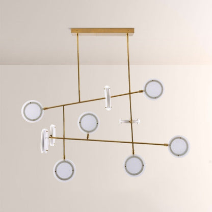Mandel Linear Chandelier - Zelno Lighting