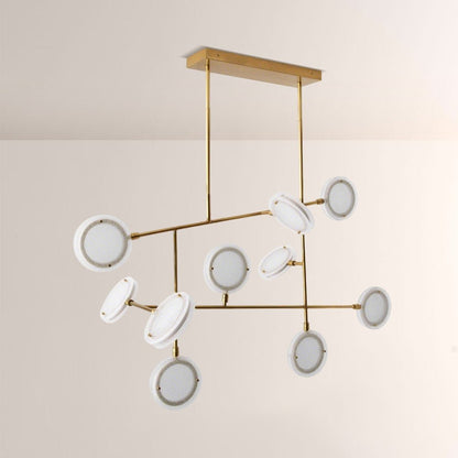 Mandel Linear Chandelier - Zelno Lighting