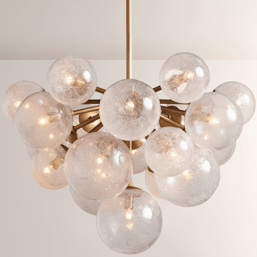 Mandoza Glass Chandelier - Zelno