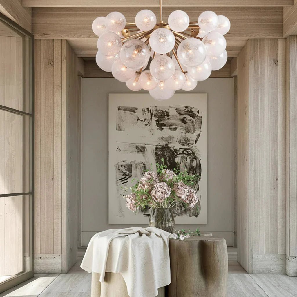 Mandoza Glass Chandelier - Zelno