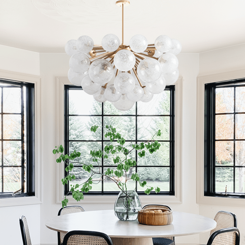 Mandoza Glass Chandelier - Zelno