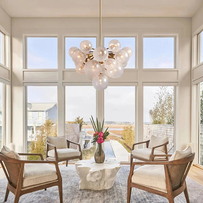 Mandoza Glass Chandelier - Zelno