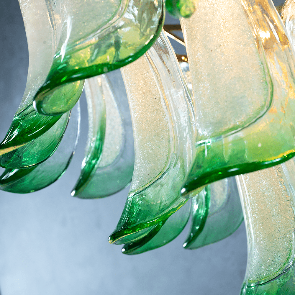 Marielle Mid Century Petal Chandelier - Zelno Lighting