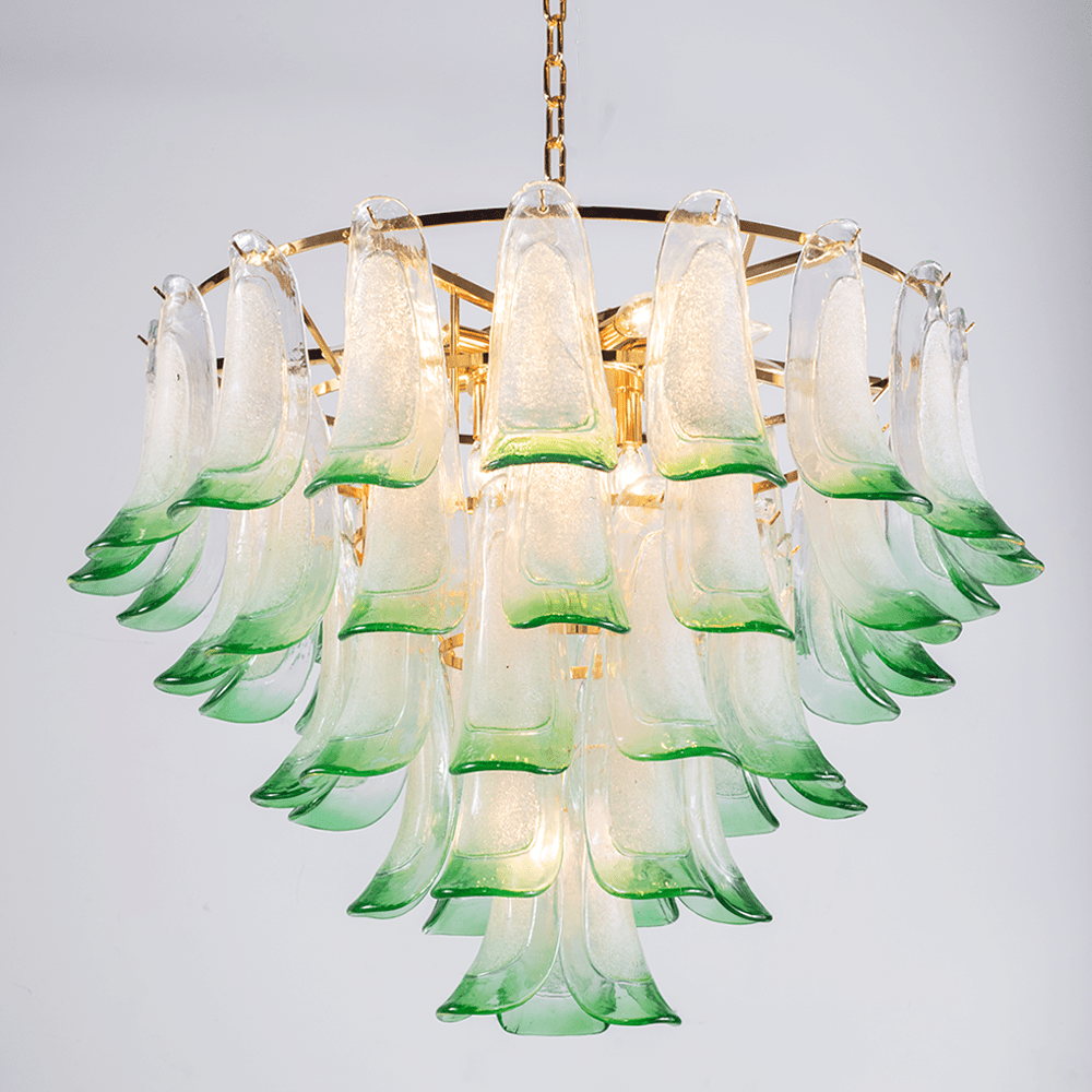 Marielle Mid Century Petal Chandelier - Zelno Lighting