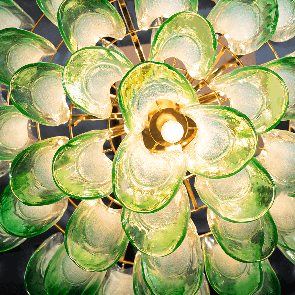 Marielle Mid Century Petal Chandelier - Zelno Lighting