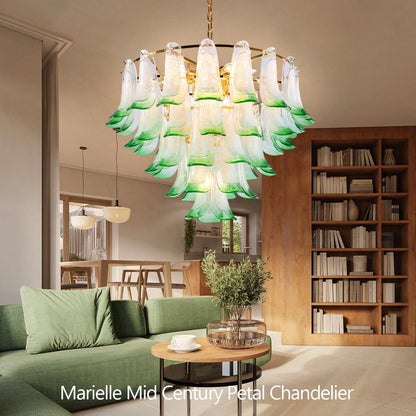 Marielle Mid Century Petal Chandelier - Zelno Lighting