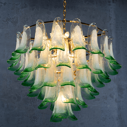 Marielle Mid Century Petal Chandelier - Zelno Lighting