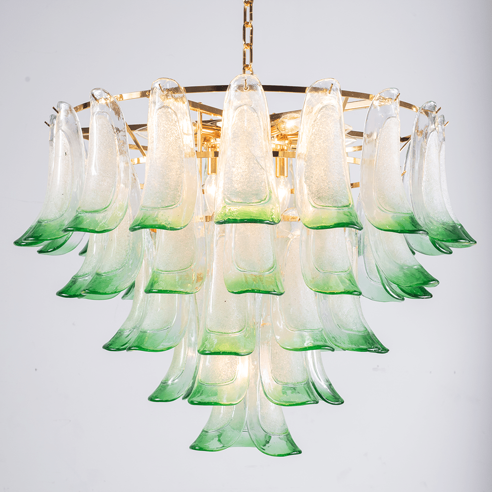 Marielle Mid Century Petal Chandelier - Zelno Lighting