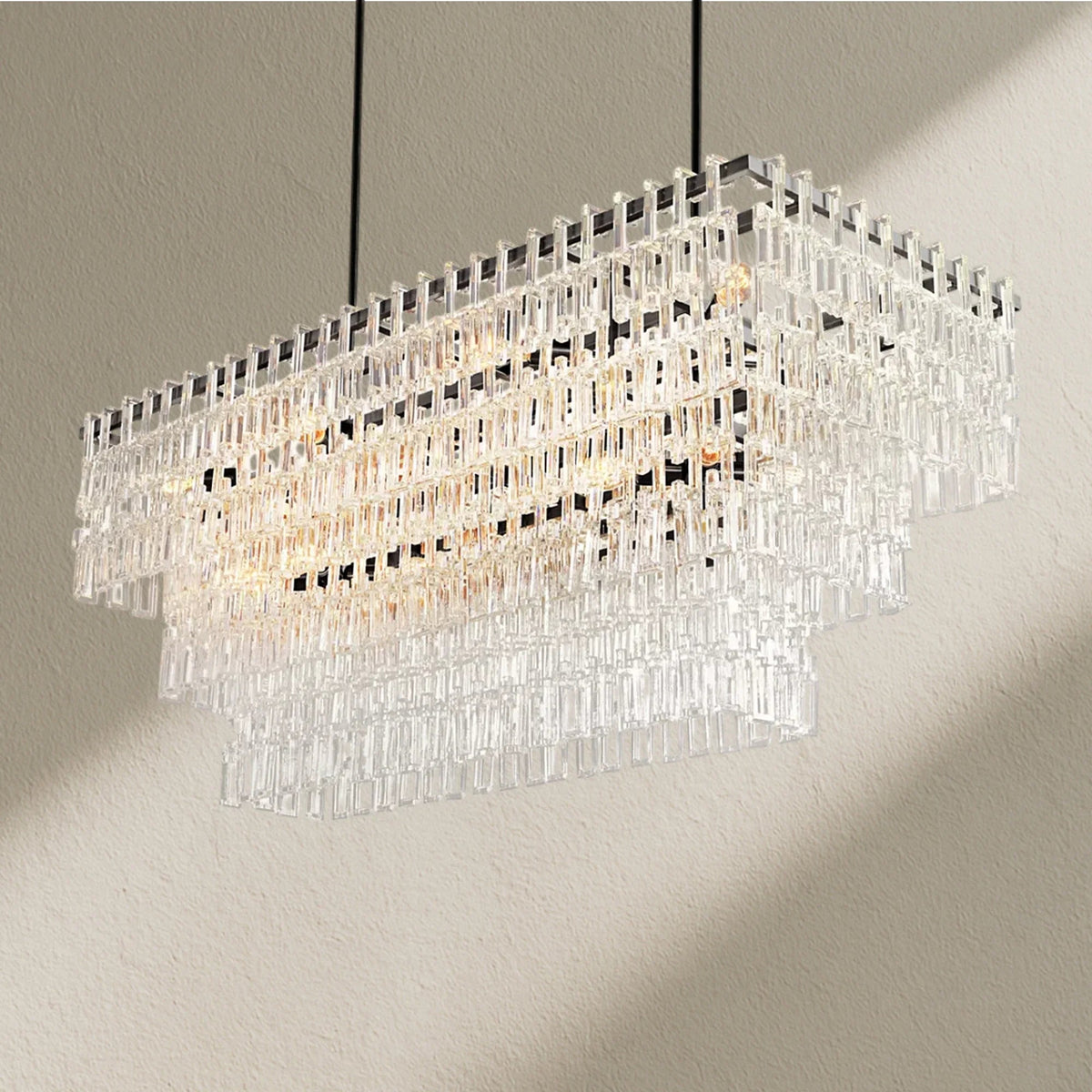 Marifz Multi-Tier Rectangular Chandelier 60" 72" - Zelno
