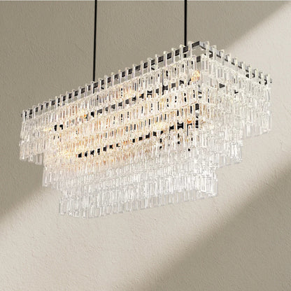 Marifz Multi-Tier Rectangular Chandelier 60" 72" - Zelno