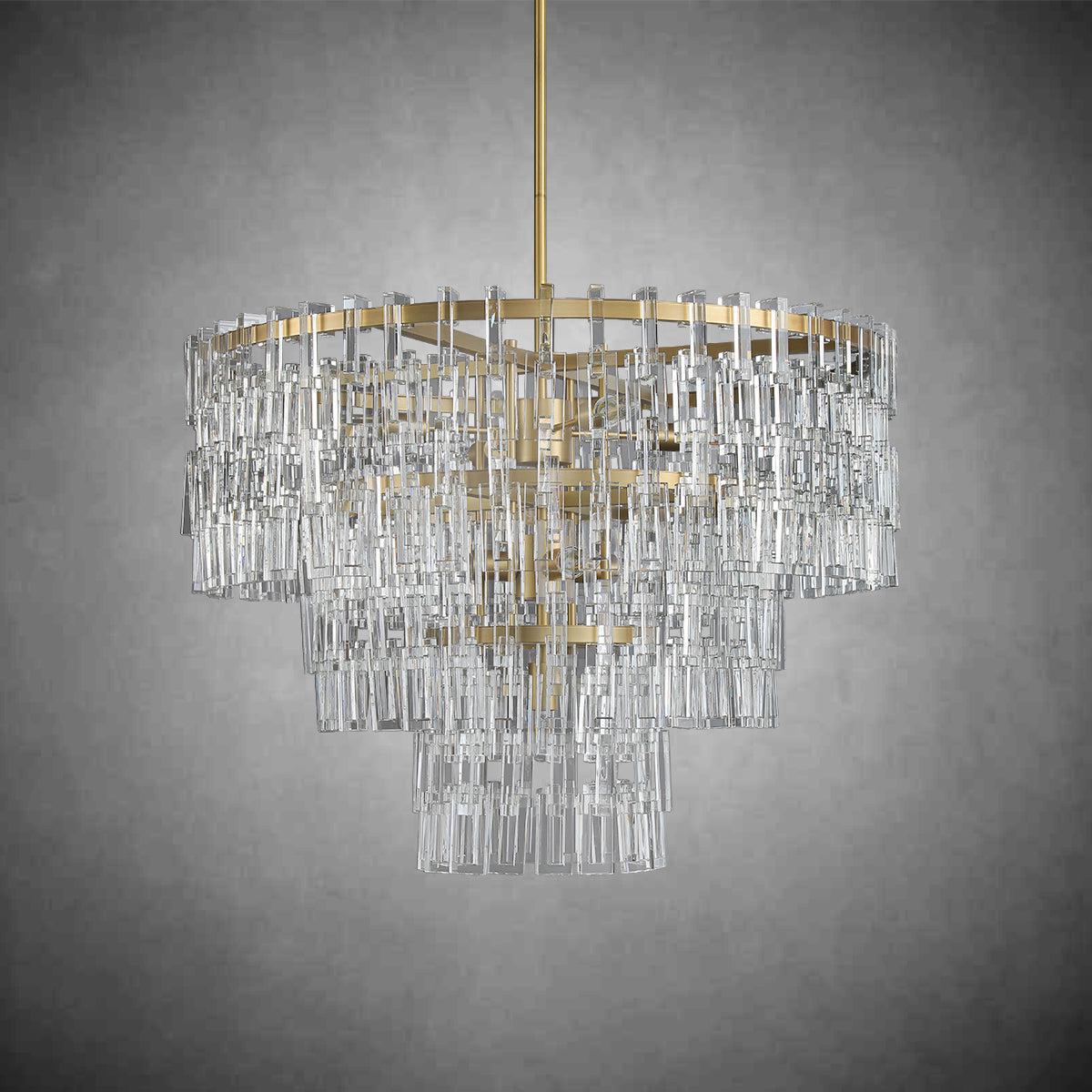 Marigan Multi-Tier Round Chandelier 36″ 48″ 60″ - Zelno