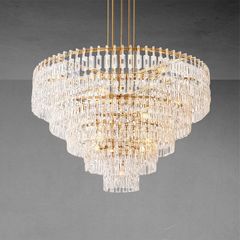 Marigan Multi-Tier Round Chandelier 36″ 48″ 60″ - Zelno