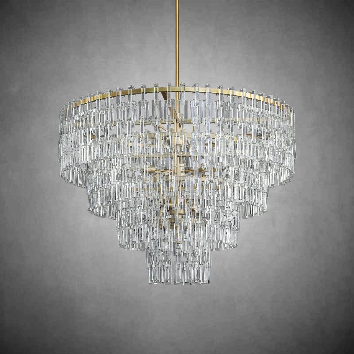 Marigan Multi-Tier Round Chandelier 36″ 48″ 60″ - Zelno