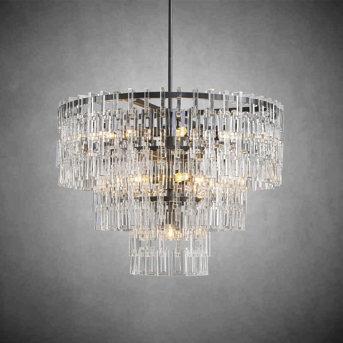 Marigan Multi-Tier Round Chandelier 36″ 48″ 60″ - Zelno