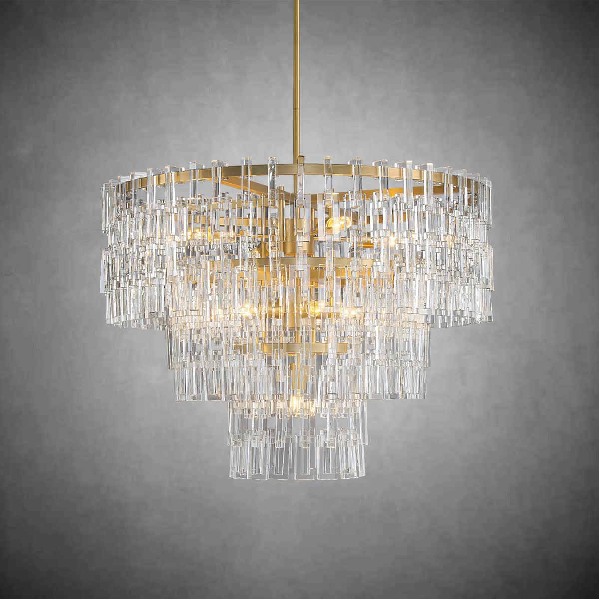 Marigan Multi-Tier Round Chandelier 36″ 48″ 60″ - Zelno