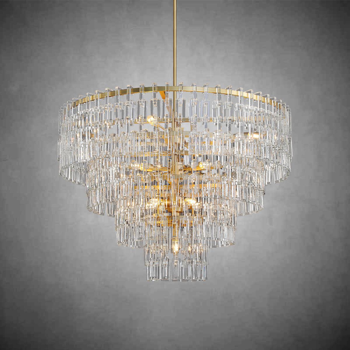 Marigan Multi-Tier Round Chandelier 36″ 48″ 60″ - Zelno