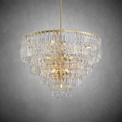 Marigan Multi-Tier Round Chandelier 36″ 48″ 60″ - Zelno