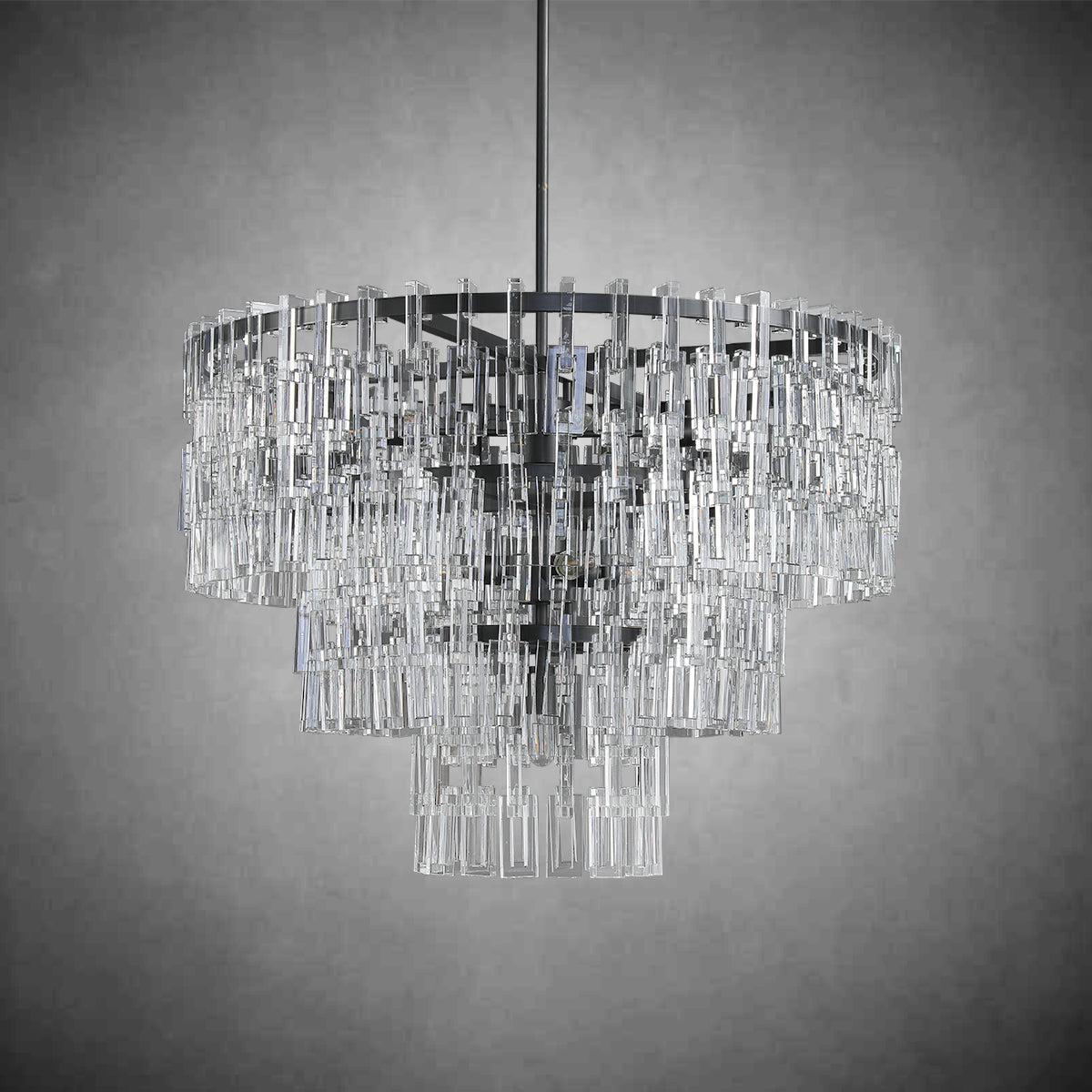 Marigan Multi-Tier Round Chandelier 36″ 48″ 60″ - Zelno
