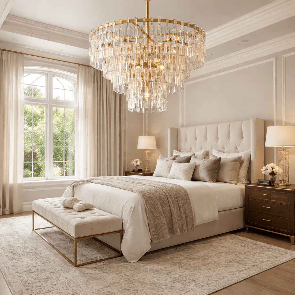 Marignam Tiered Round Chandelier - Zelno Lighting