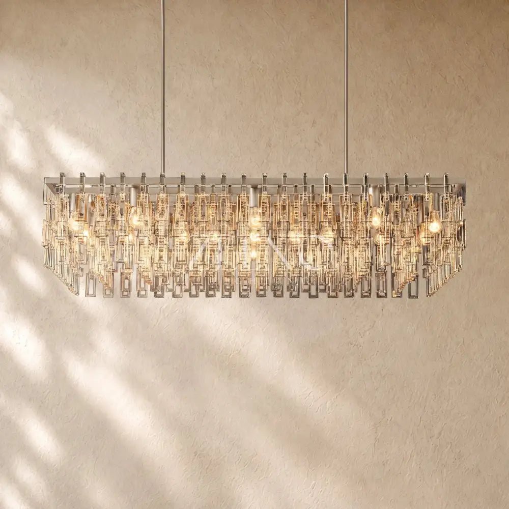 Marina Rectangular Chandelier - Zelno