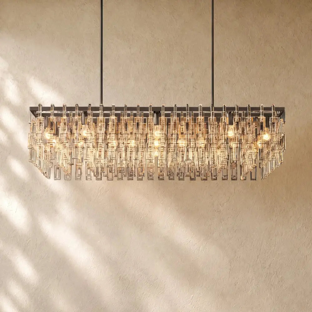 Marina Rectangular Chandelier - Zelno