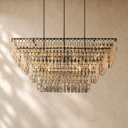 Marina Tiered Rectangular Chandelier - Zelno