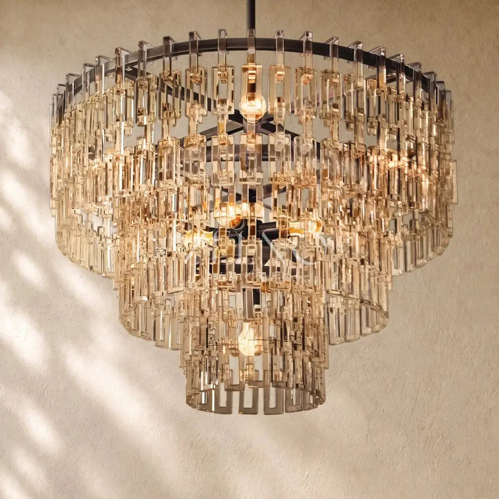 Marina Tiered Round Chandelier - Zelno