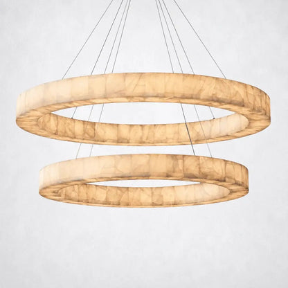 Marquise 2-Tier Round Chandelier 60" - Zelno