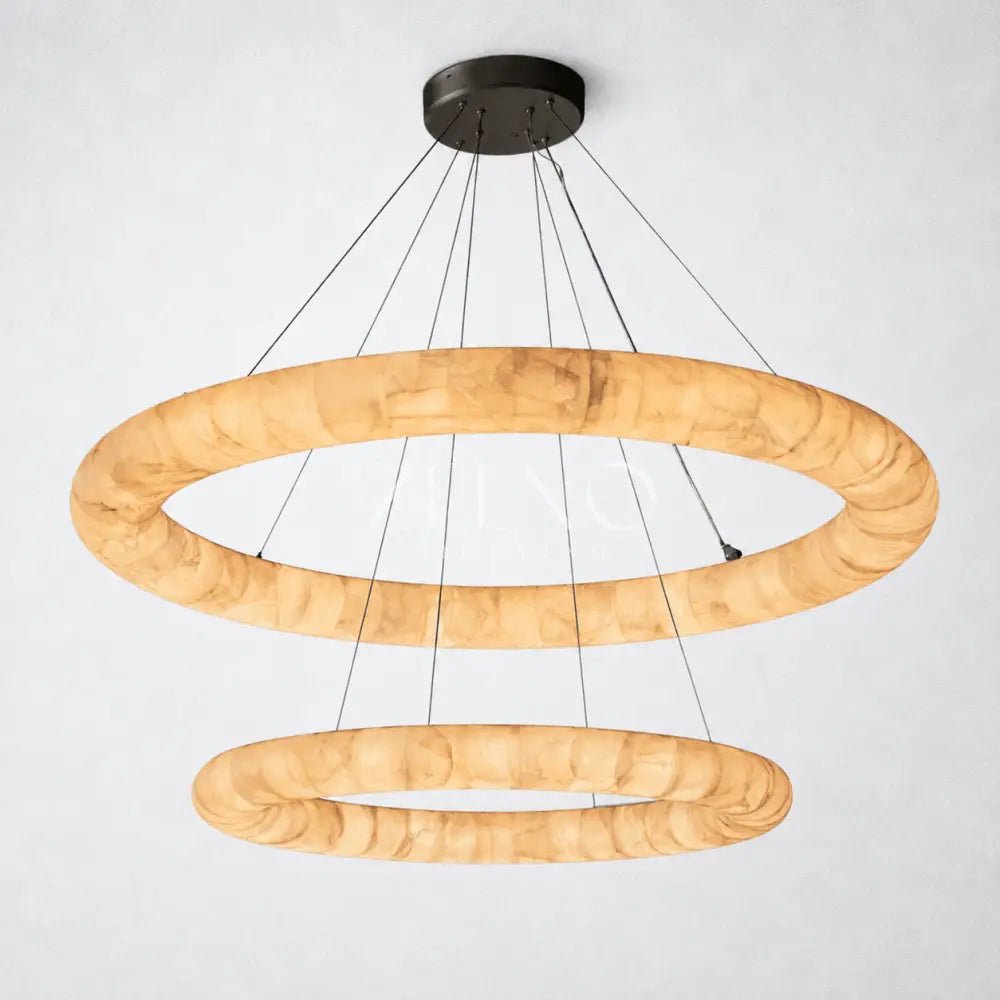 Marquise Lisa Two-Tiered Round Chandelier 61″ - Zelno