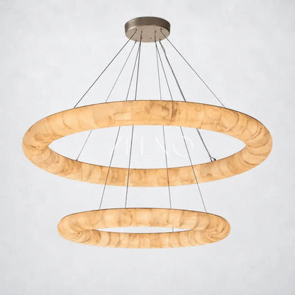 Marquise Lisa Two-Tiered Round Chandelier 61″ - Zelno
