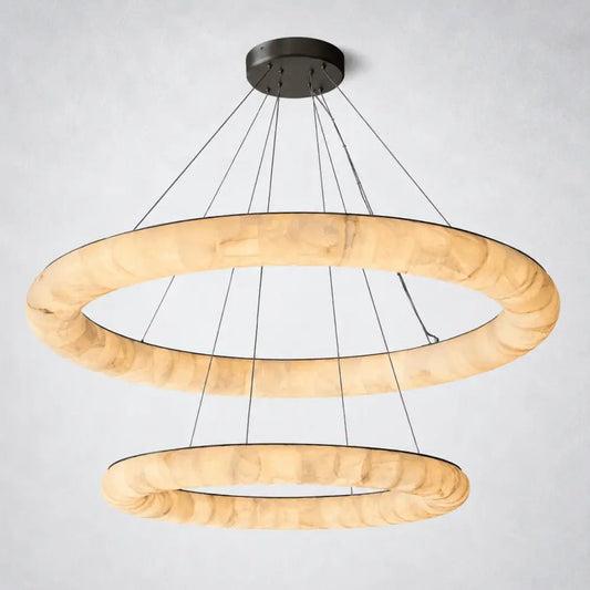 Marquise Lisa Two-Tiered Round Chandelier 61″ - Zelno