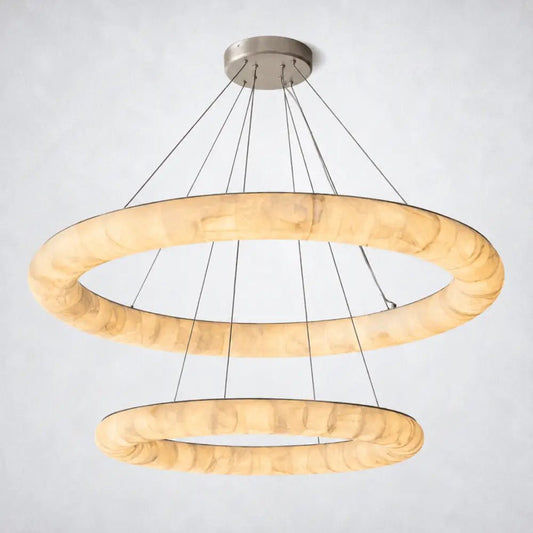 Marquise Lisa Two-Tiered Round Chandelier 61″ - Zelno