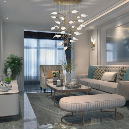 Matera Integrated LED Grand Chandelier 25-Light - Zelno Lighting