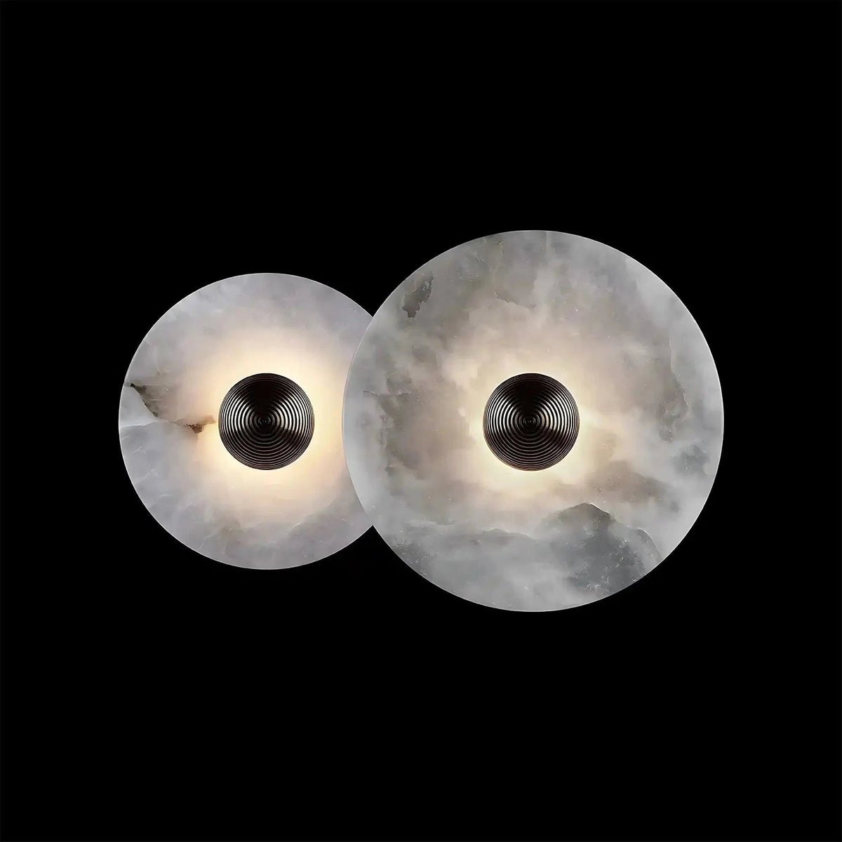 Median Alabaster Flush mount - 2 Surface - Zelno Lighting