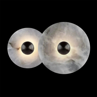 Median Alabaster Flush mount - 2 Surface - Zelno Lighting