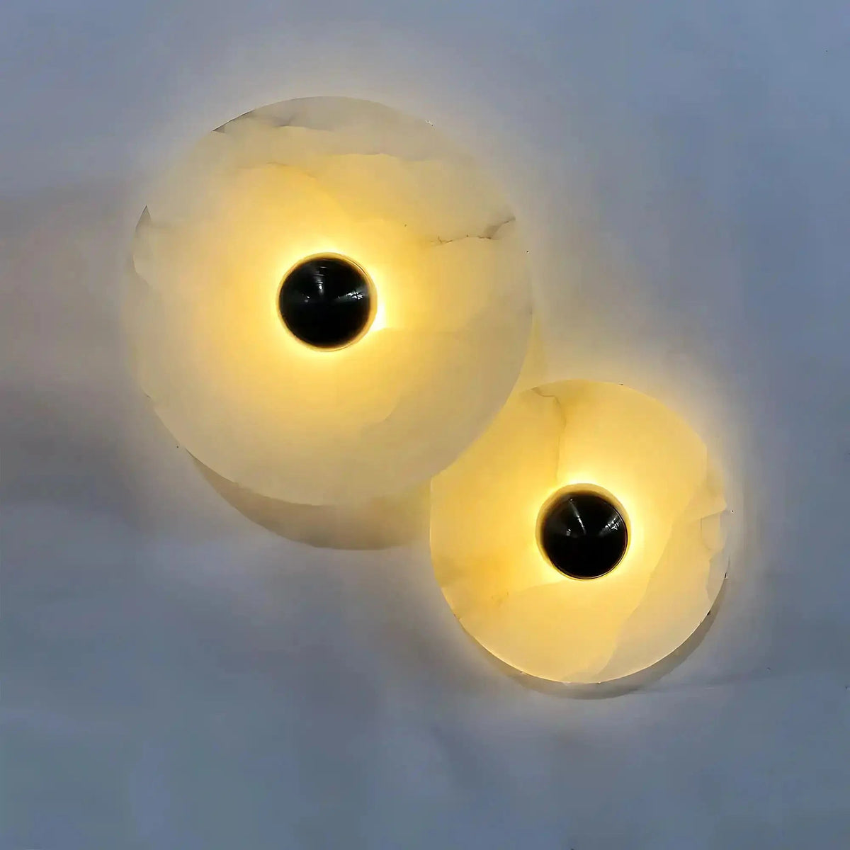 Median Alabaster Flush mount - 2 Surface - Zelno Lighting