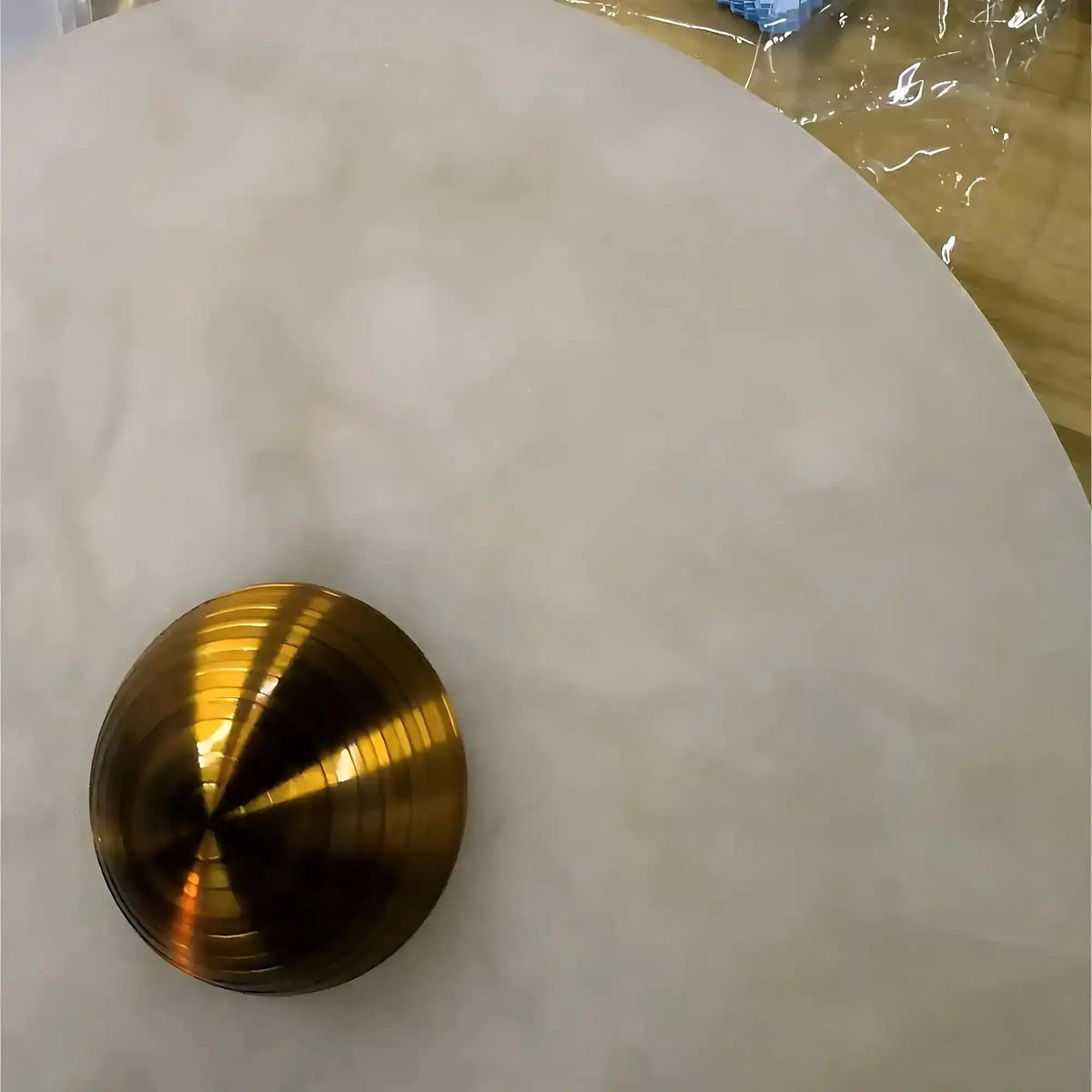 Median Alabaster Flush mount Wall Sconce - Zelno Lighting