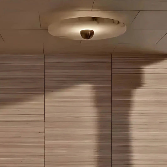 Median Alabaster Flush mount Wall Sconce - Zelno Lighting