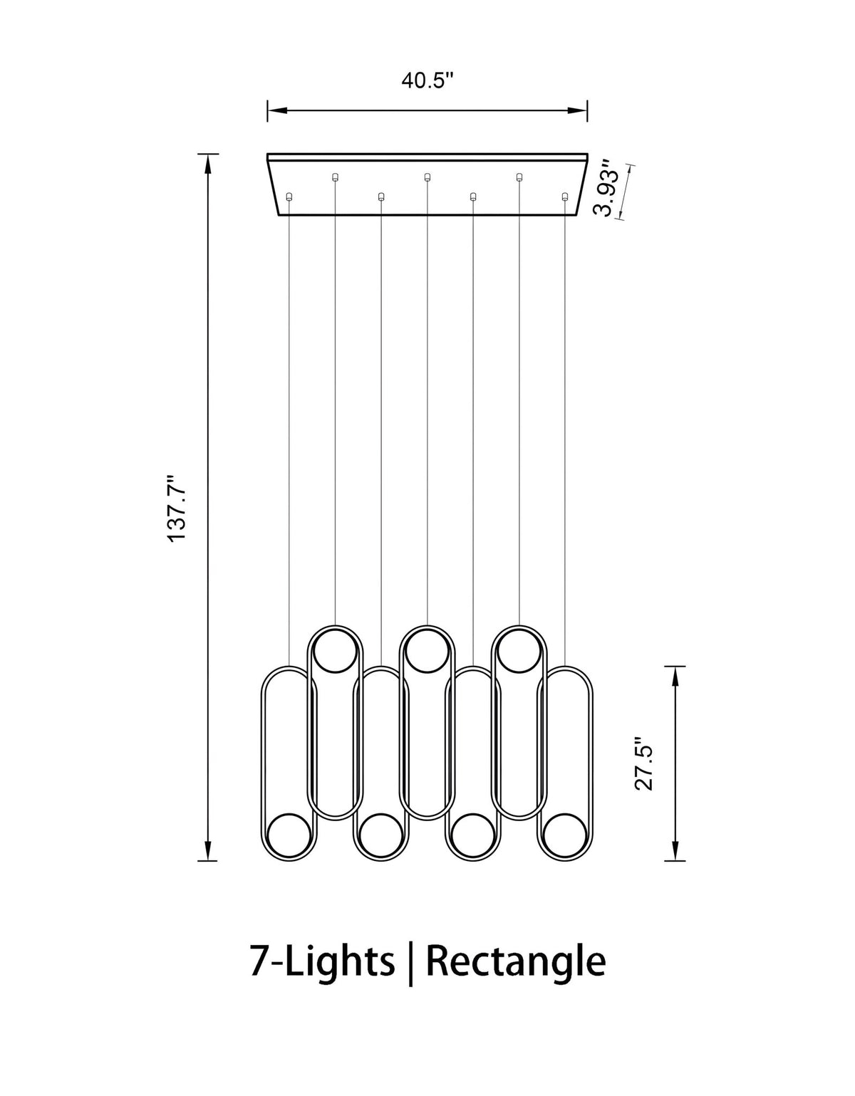 Mila Chandelier - Zelno Lighting