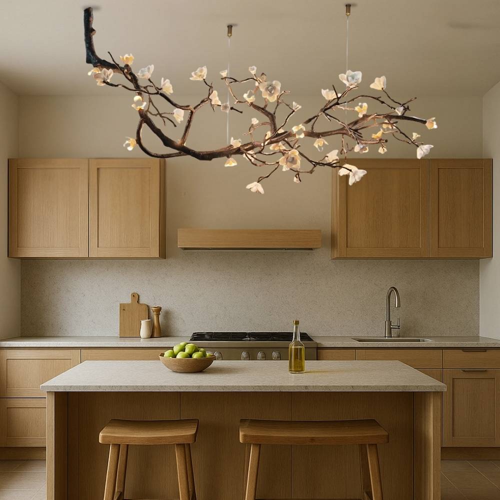 Minas Rustic Tree Branch Chandelier - Zelno Lighting