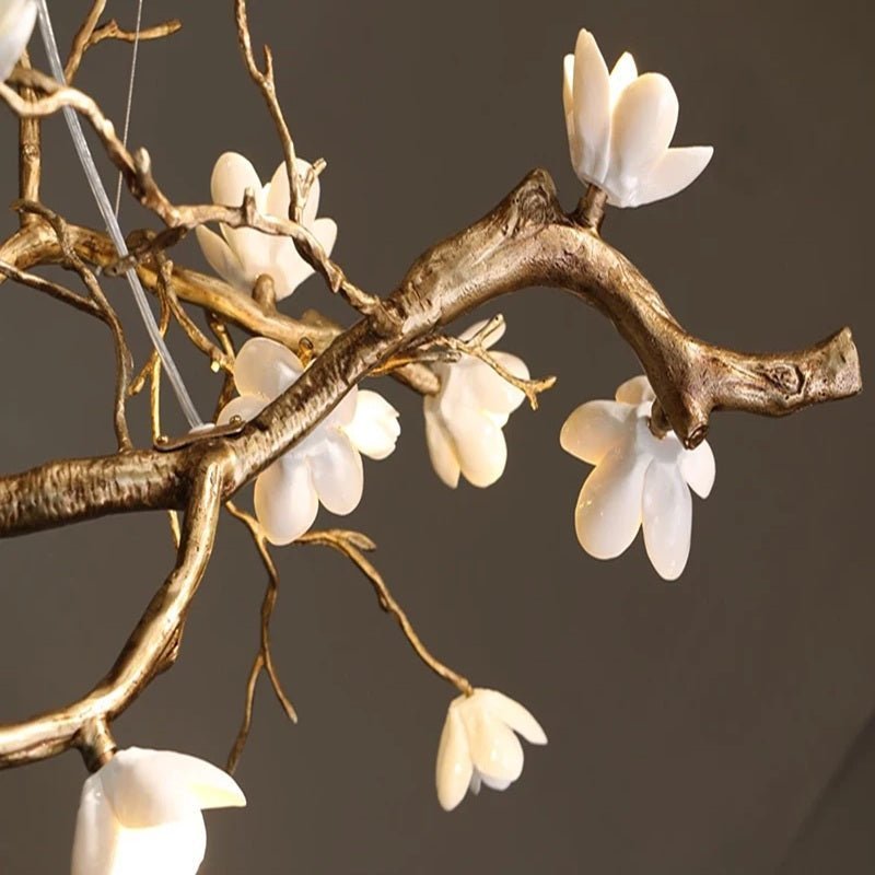Minas Rustic Tree Branch Chandelier - Zelno Lighting