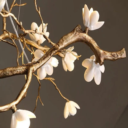 Minas Rustic Tree Branch Chandelier - Zelno Lighting