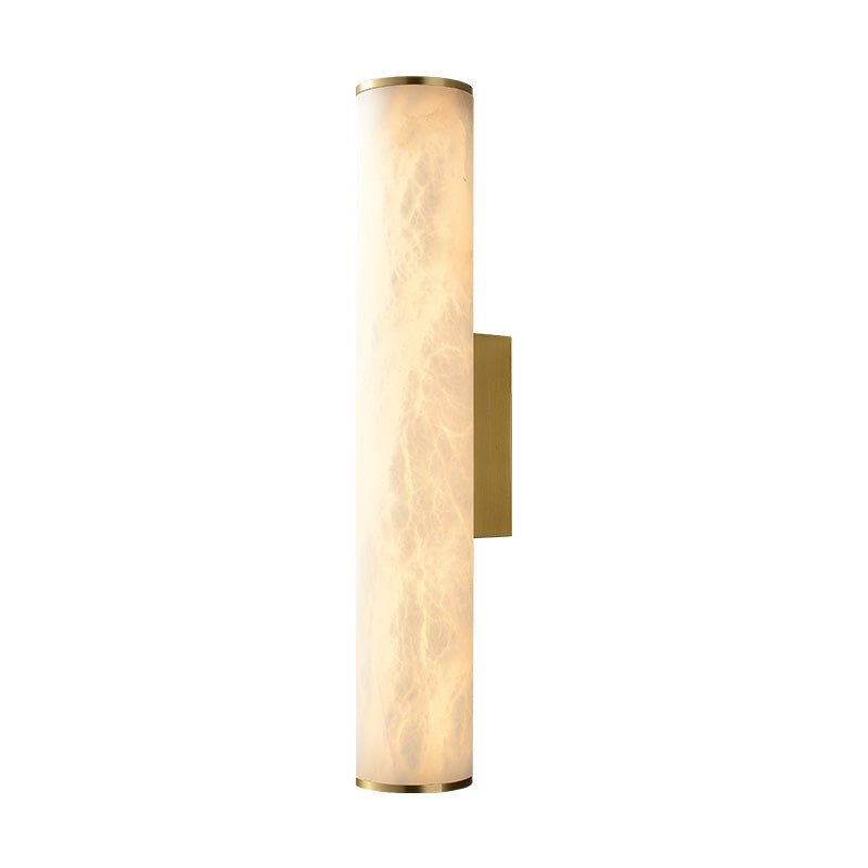 Modern Alabaster Bathroom Sconce - Zelno Lighting