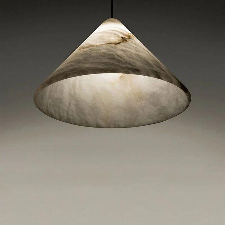 Modern Alabaster Kitchen Island Pendant Light - Zelno Lighting