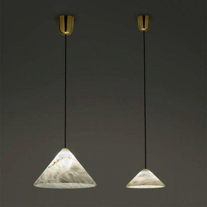 Modern Alabaster Kitchen Island Pendant Light - Zelno Lighting