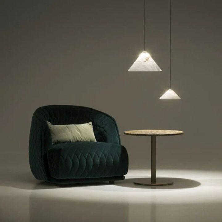 Modern Alabaster Kitchen Island Pendant Light - Zelno Lighting