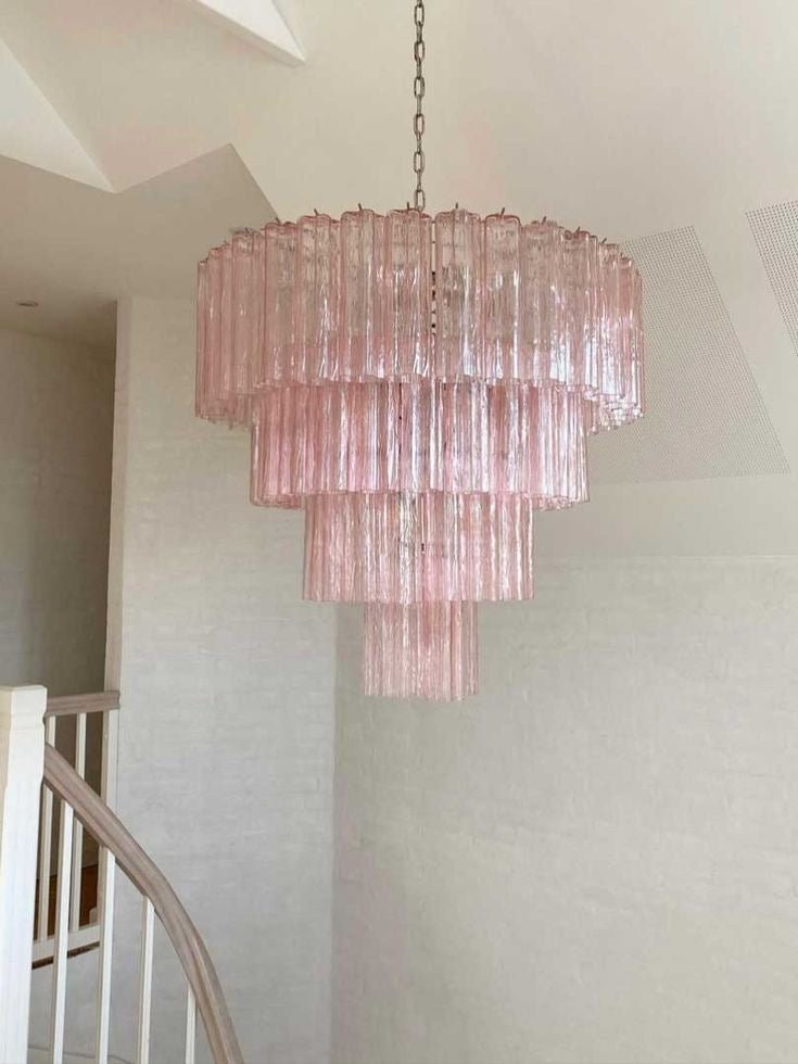 Modern Art Design 3/4/5/7-Tier Hand-blown Glass Tiered Chandelier - Zelno Lighting