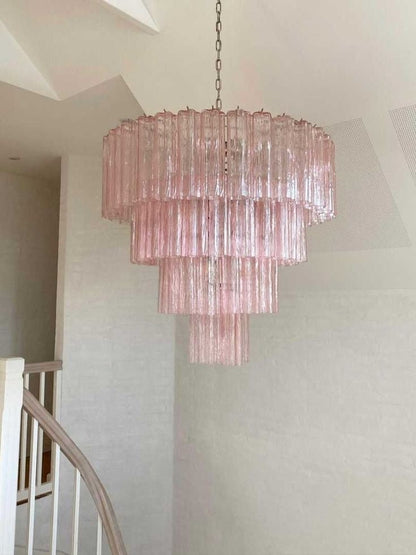 Modern Art Design 3/4/5/7-Tier Hand-blown Glass Tiered Chandelier - Zelno Lighting